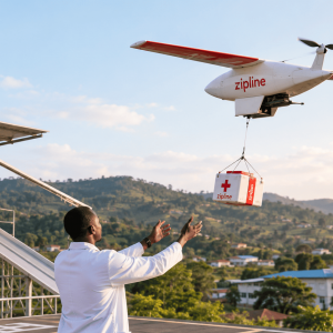 Rwanda : les drones Zipline livrent l'essentiel en 15 minutes